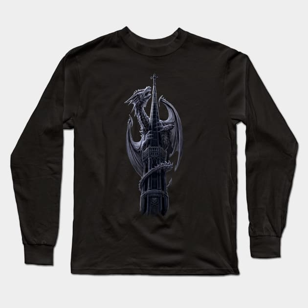 dragon of siren Long Sleeve T-Shirt by fordartdenim